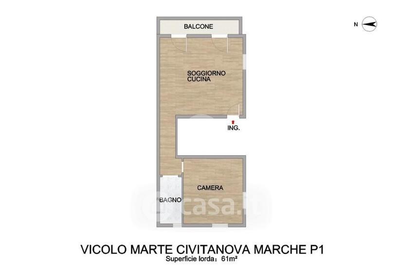 Bilocale in Vicolo Marte — foto 11 di 15