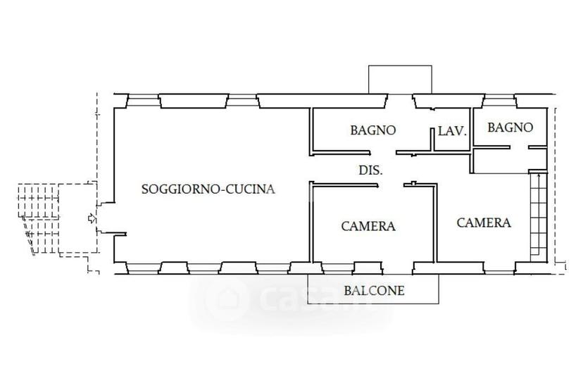 Trilocale in Via Don Orione 16 — foto 8 di 19