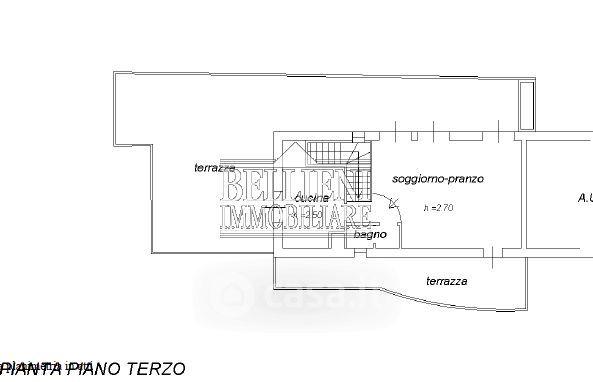 Quadrilocale in Via Alessandro Massaria — foto 22 di 28