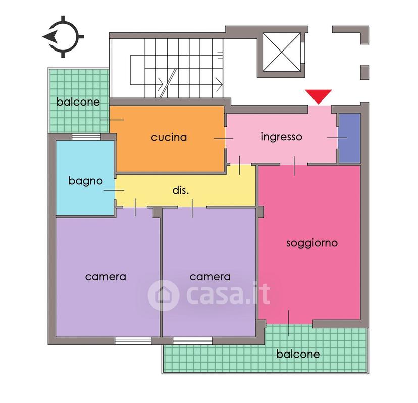 Trilocale in Via San Giovanni Bosco — foto 16 di 37