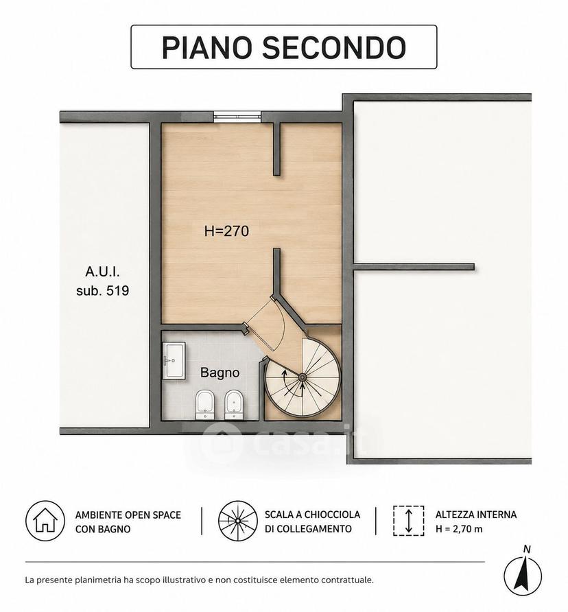 Bilocale in Via Dante Alighieri 2 — foto 24 di 30
