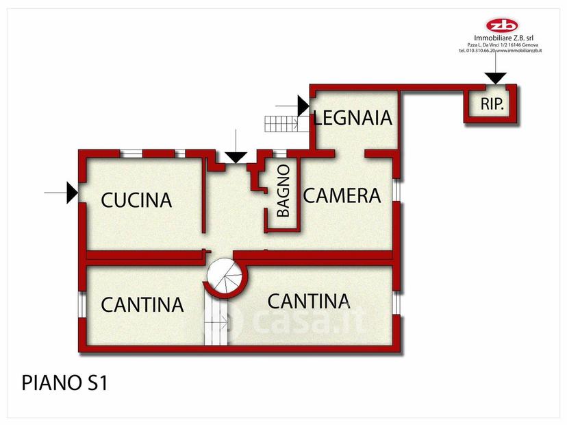 Villa in Via Cornice di Sant'Ambrogio 23 a — foto 51 di 53