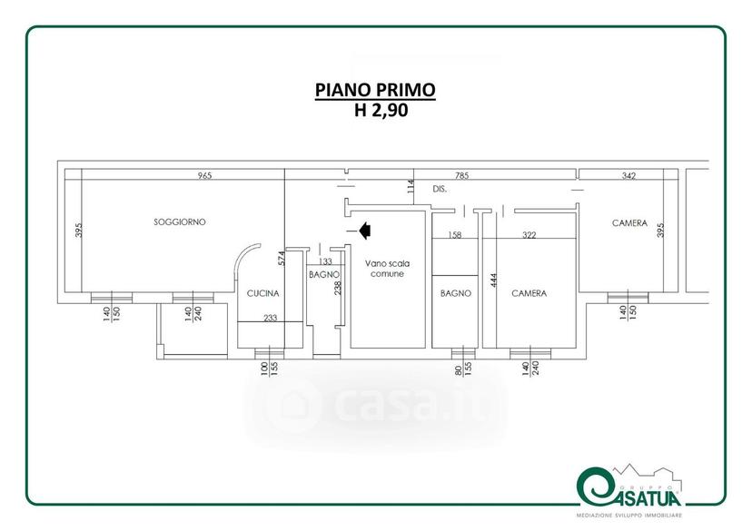 Trilocale in Via Francesco de Sanctis 43 — foto 13 di 22