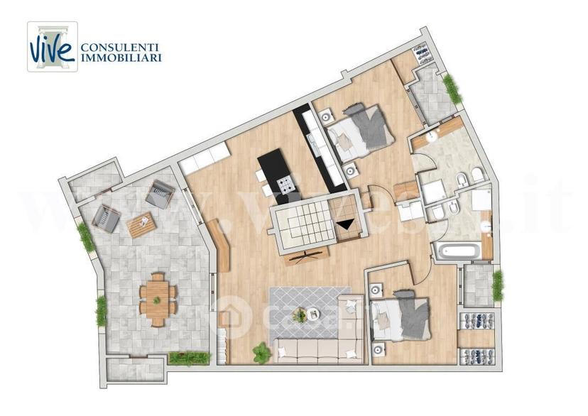 Quadrilocale in Via del Porto — foto 5 di 21