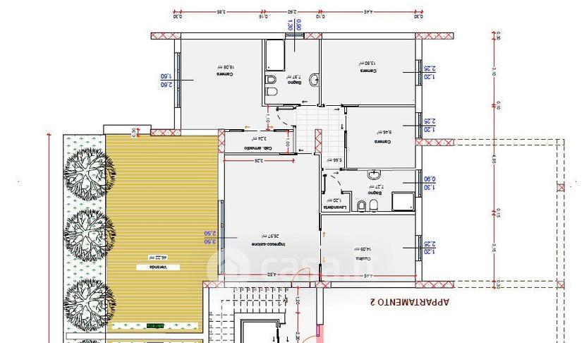 Quadrilocale in Via Villa San Giovanni — foto 7 di 22