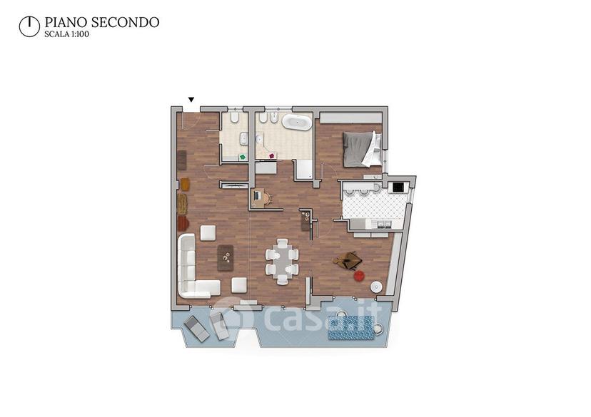 Trilocale in degli Ulivi 6 — foto 24 di 28