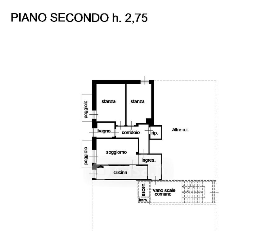 Quadrilocale in Lungadige Marco Apuleio — foto 21 di 26