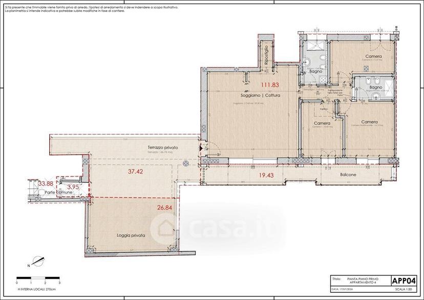 Appartamento in Via Flavio Gioia 26 — foto 10 di 32