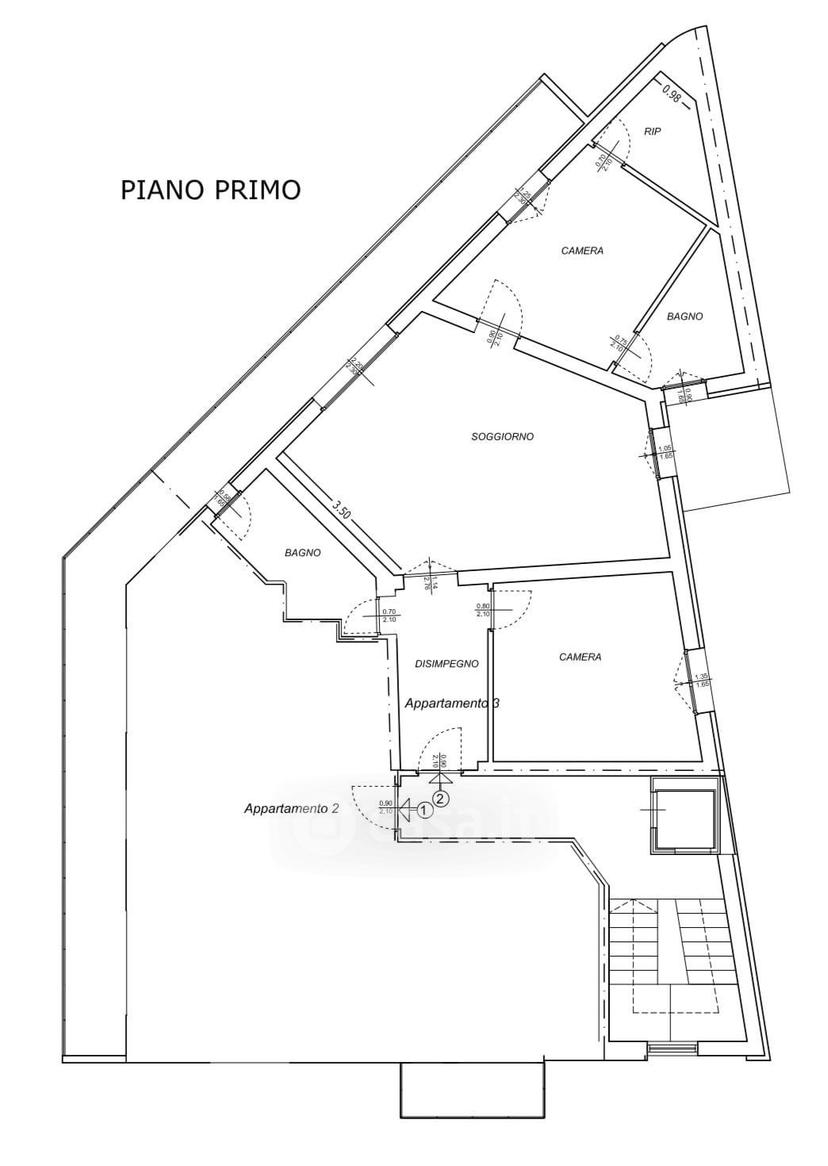 Trilocale in Via Papa Giovanni XXIII — foto 14 di 19