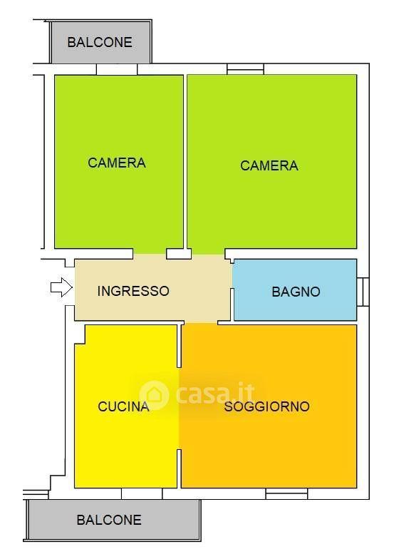 Trilocale in Via Giacomo Morigi — foto 33 di 36
