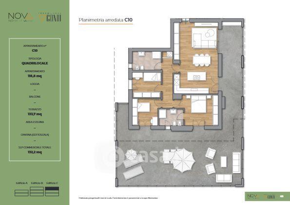 Quadrilocale in Via Bidino — foto 12 di 14