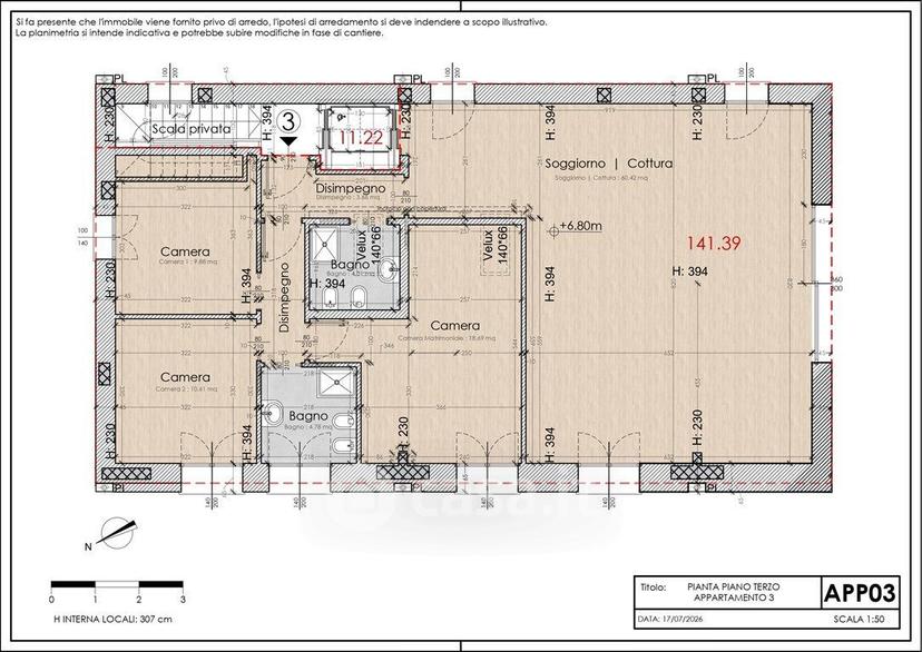 Quadrilocale in Via Flavio Gioia 26 — foto 3 di 32