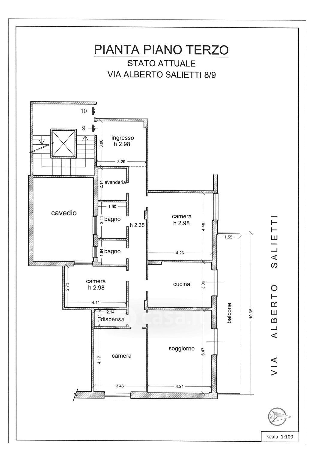 Appartamento in Via Alberto Salietti 8