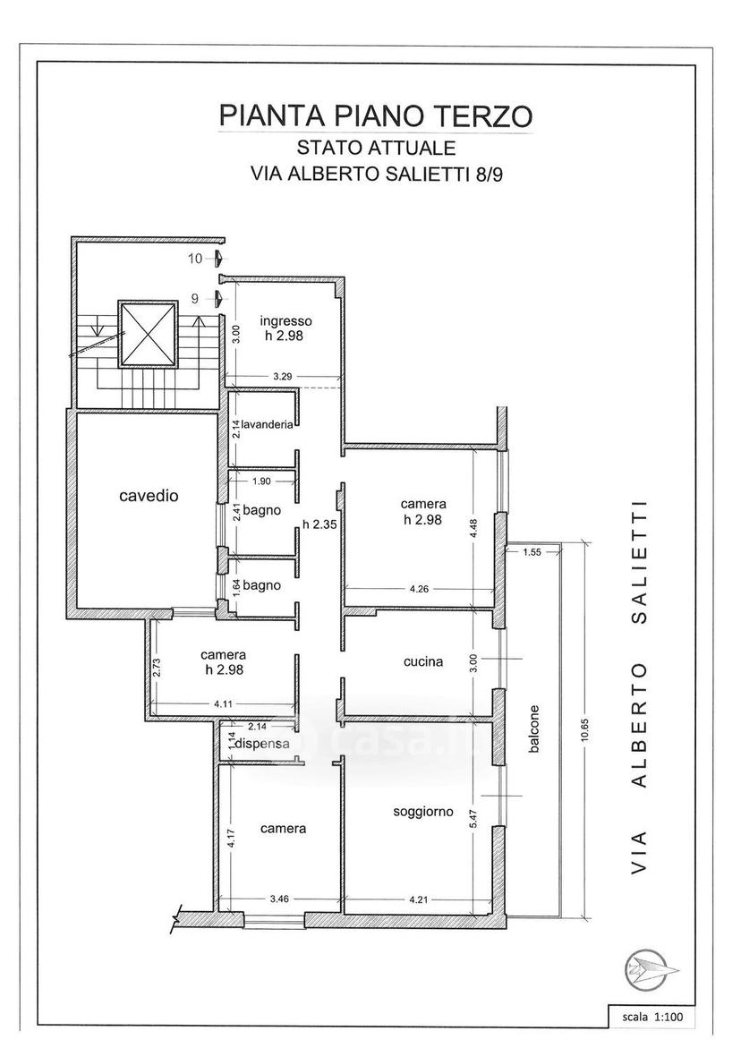 Appartamento in Via Alberto Salietti 8