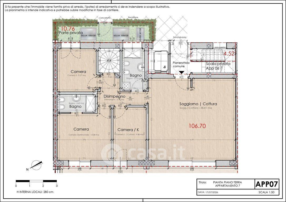 Appartamento in Via Flavio Gioia 26