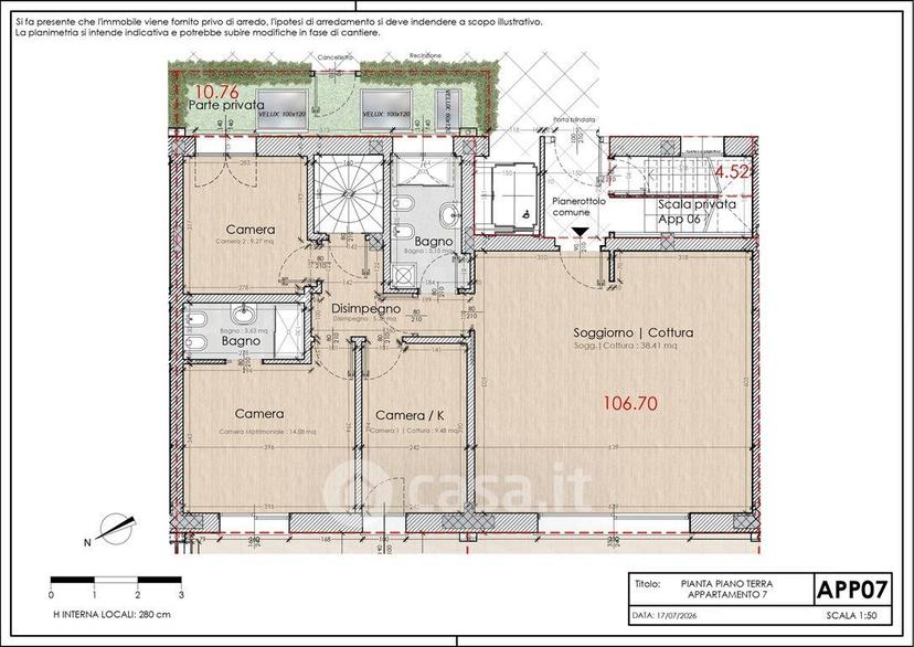 Appartamento in Via Flavio Gioia 26