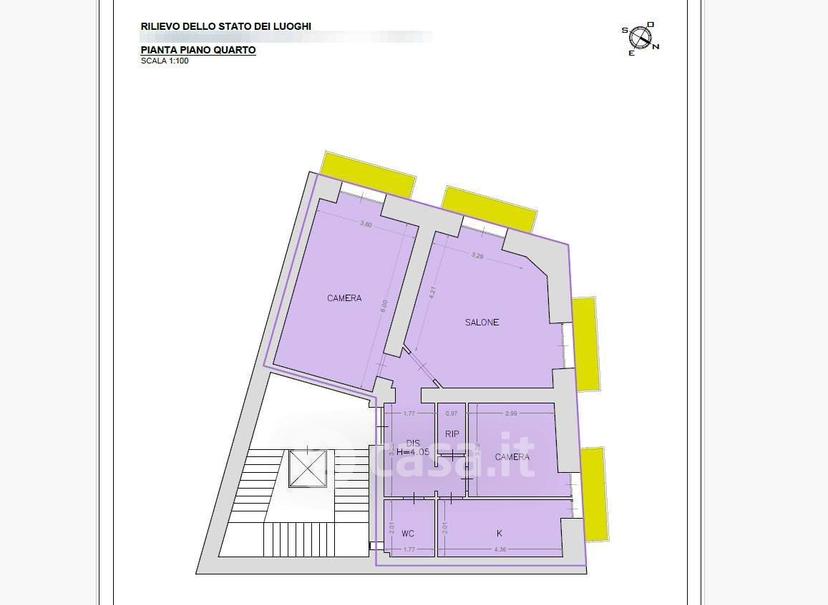 Quadrilocale in Via Benedetto Cairoli 60 — foto 7 di 18