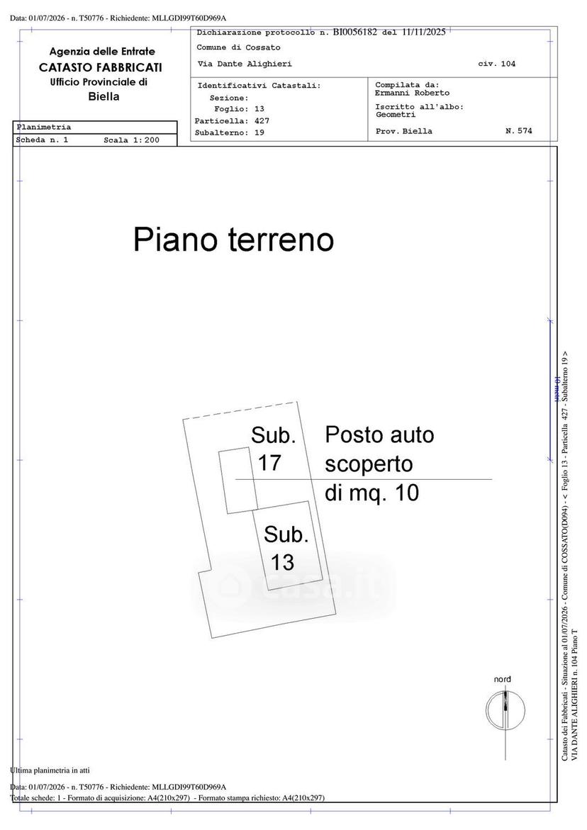 Quadrilocale in Via Dante Alighieri 104 — foto 25 di 50