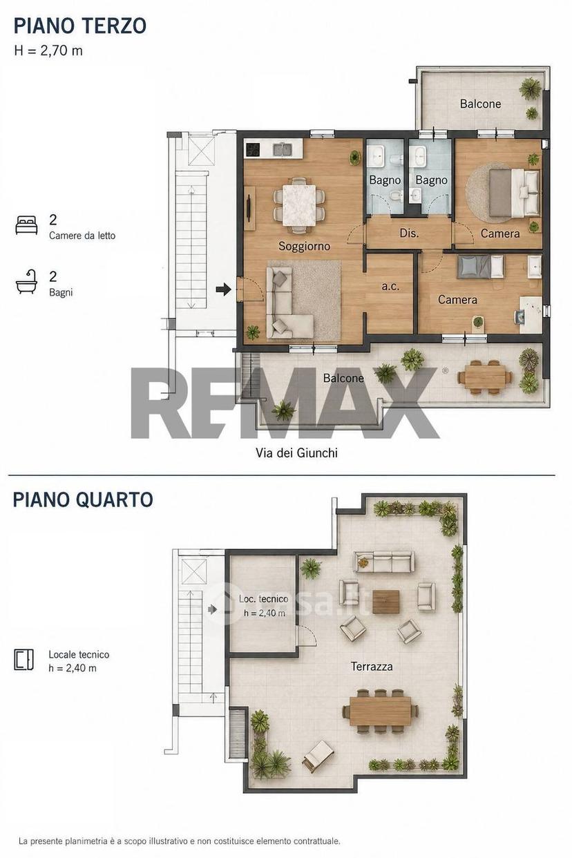 Quadrilocale in Via dei Giunchi 11 — foto 2 di 39