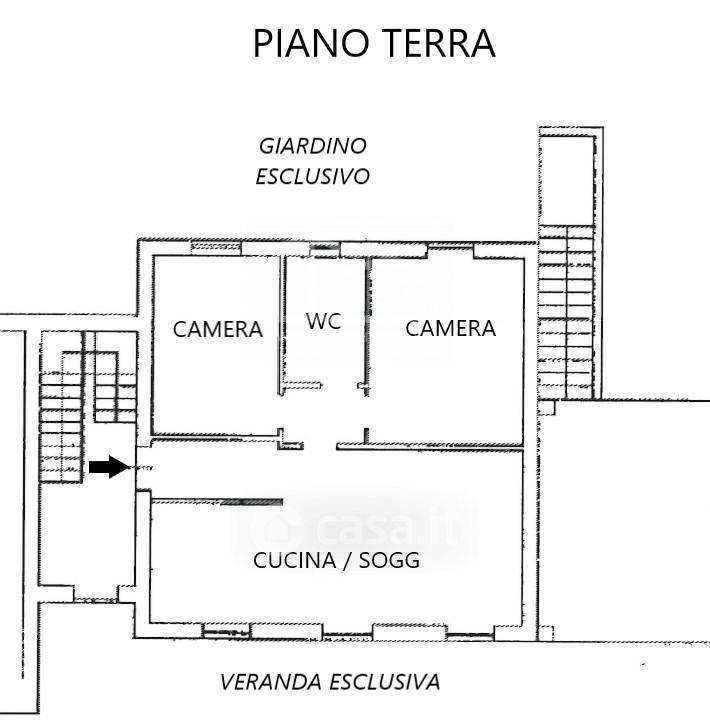 Trilocale in Via Unità d'Italia 74 — foto 7 di 45