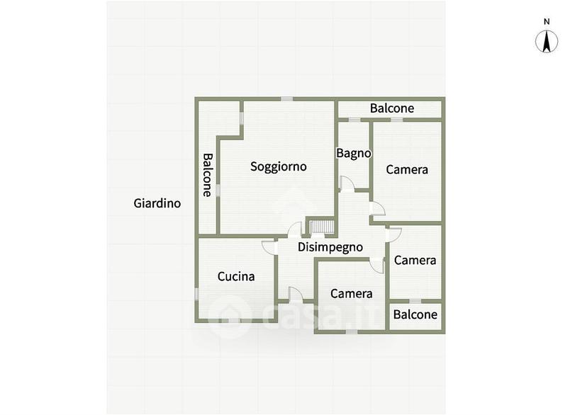 Quadrilocale in Via Bonomelli 3