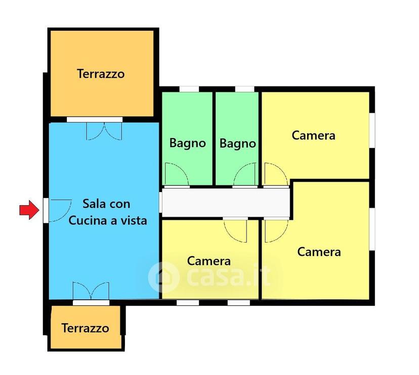 Appartamento in Via Irma Bandiera — foto 20 di 26