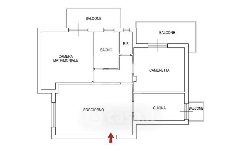 Trilocale in Via Fortore — foto 15 di 19
