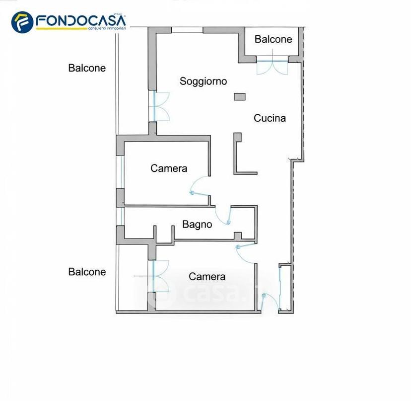 Quadrilocale in Via dei Conradi 6 — foto 25 di 30