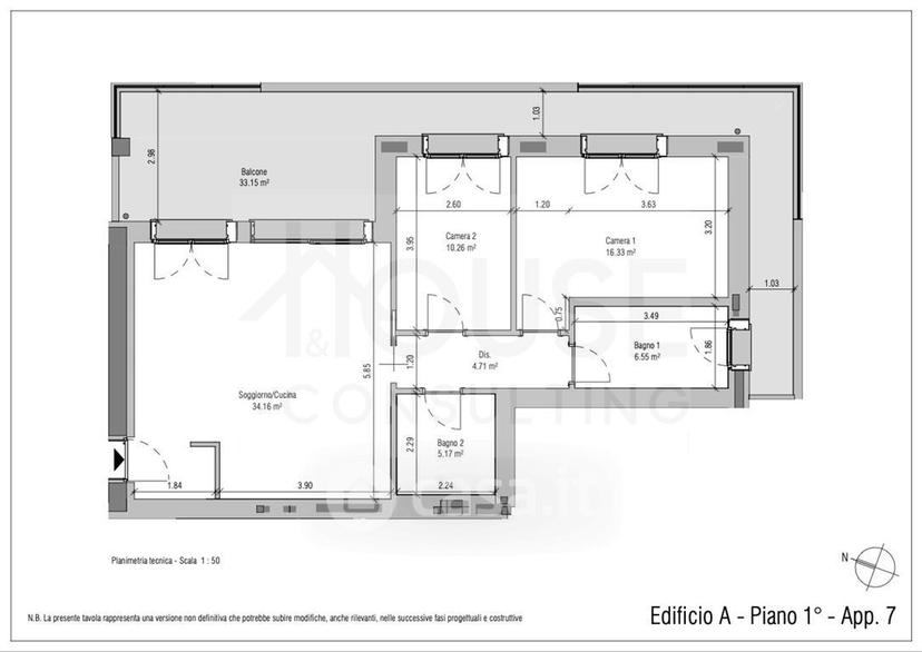 Trilocale in Via Filippo Turati 1 — foto 6 di 35