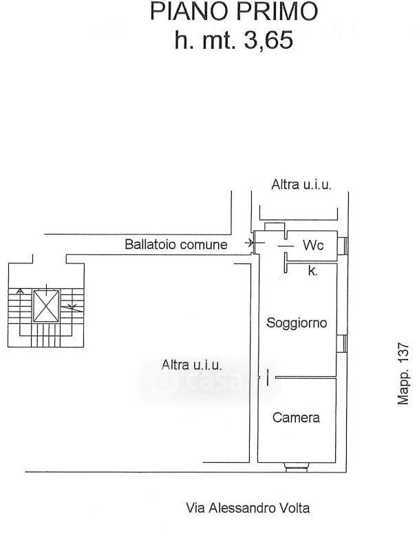 Bilocale in Via Alessandro Volta 17 — foto 24 di 28