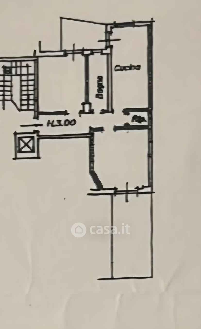 Trilocale in Via Torino