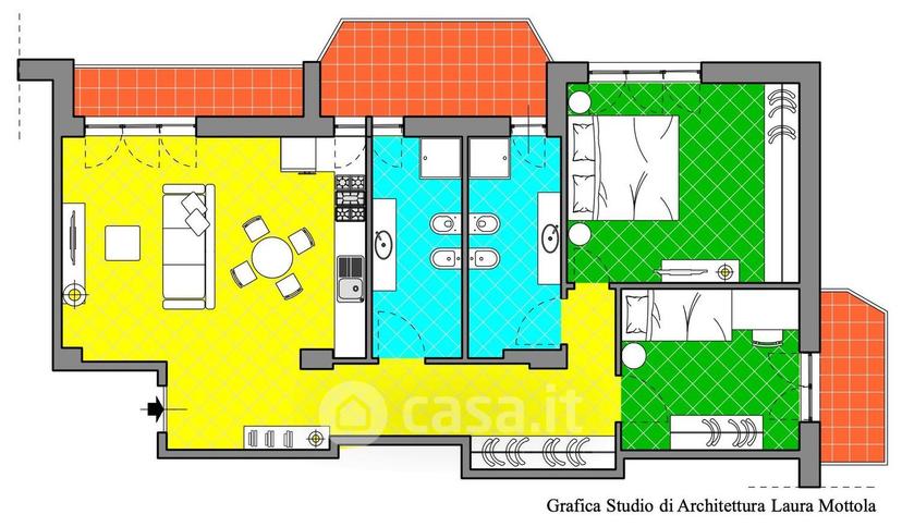 Quadrilocale in Corso Genova — foto 4 di 19
