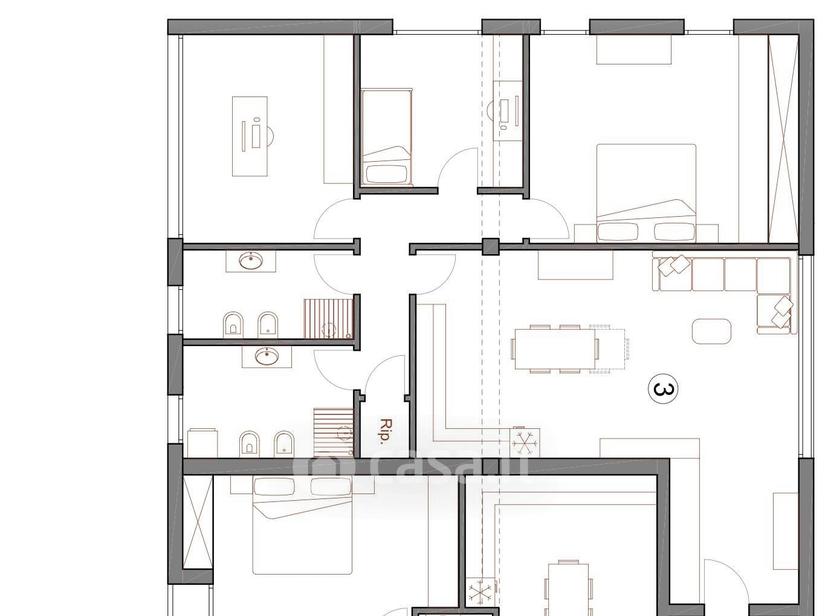 Appartamento in Via Massiego 4 — foto 14 di 22
