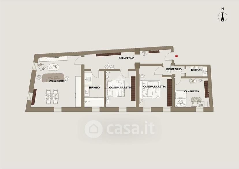 Quadrilocale in Vicolo San Giuseppe 21 — foto 10 di 41