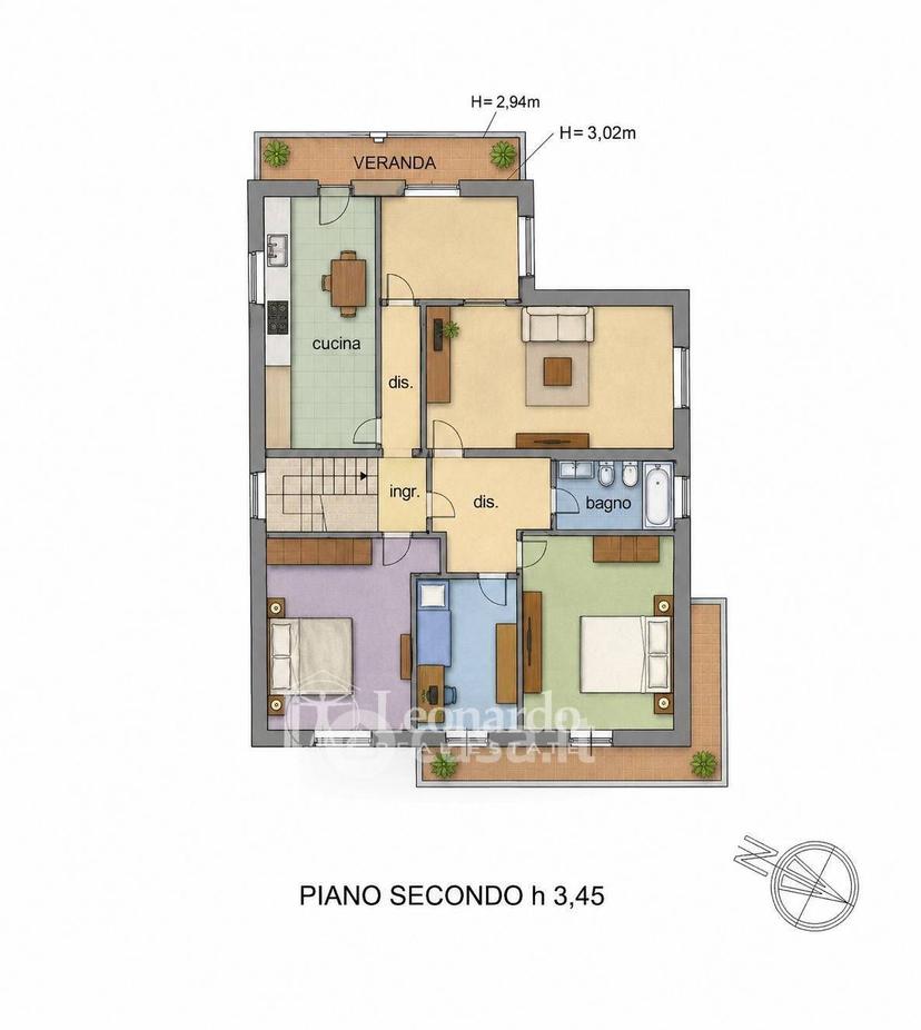 Appartamento in Via Aurelia Sud — foto 9 di 40