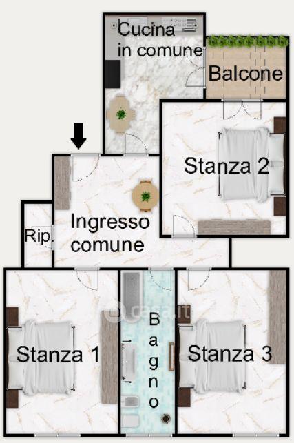 Stanza in Roma 11 — foto 7 di 15
