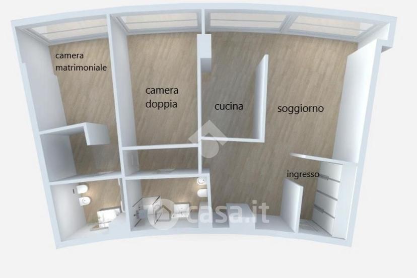 Trilocale in Largo Caleotto 31 — foto 9 di 16