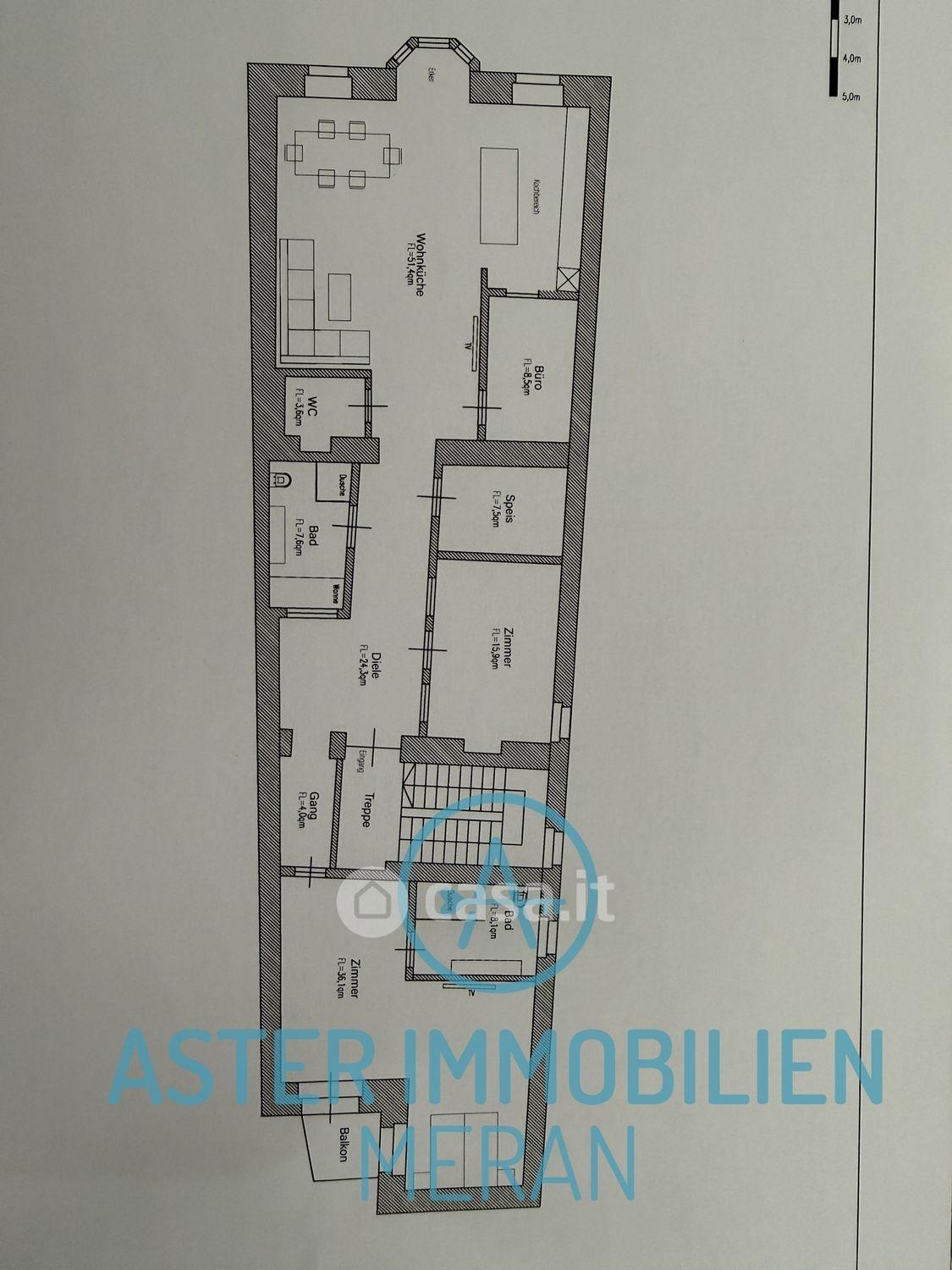 Trilocale in Via Portici