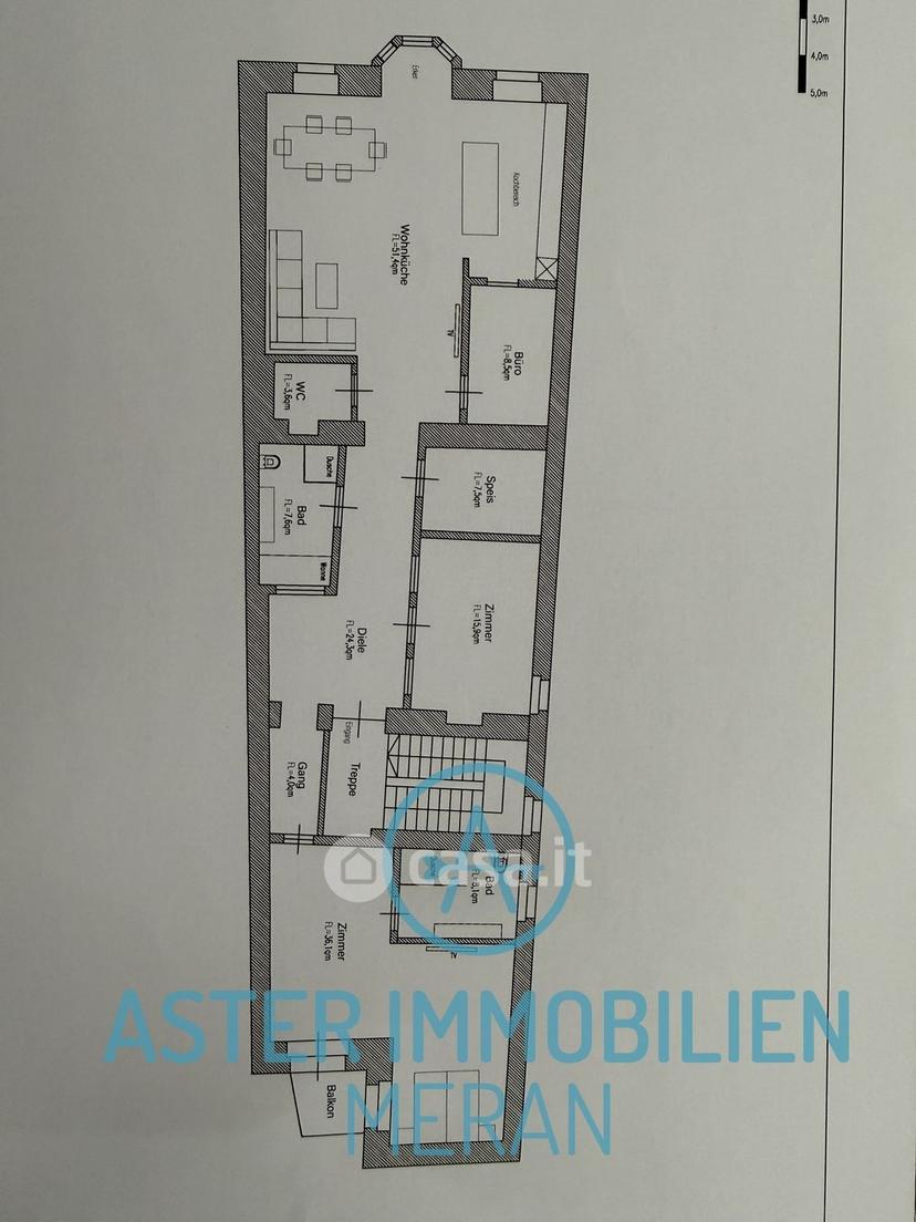 Trilocale in Via Portici