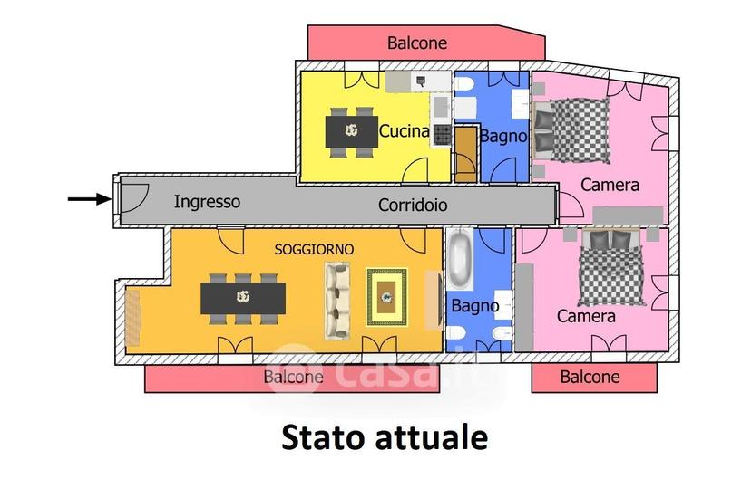 Quadrilocale in Via Ivanoe Amoretti 42 — foto 31 di 34