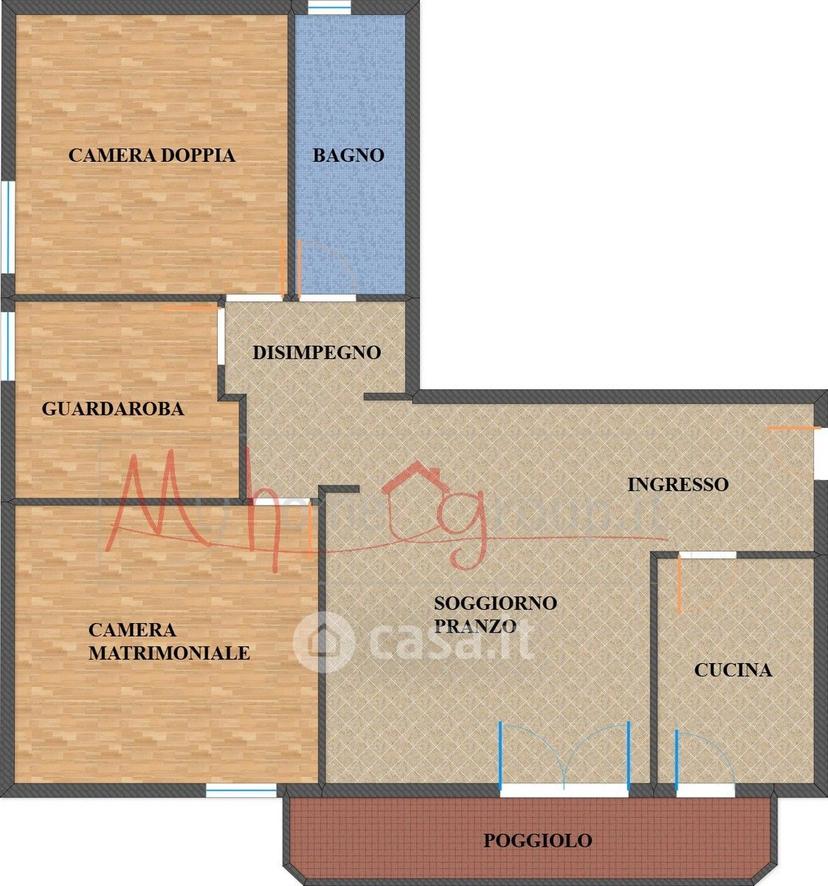 Quadrilocale in Via Venanzio Fortunato — foto 13 di 22