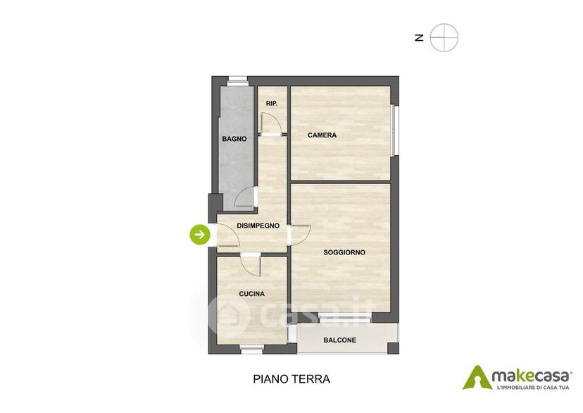Bilocale in Via G. Galilei 9 — foto 10 di 17