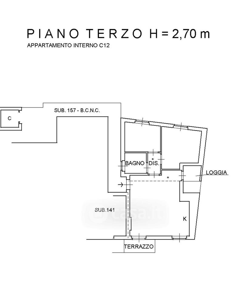 Trilocale in Via Brigate Partigiane 5 — foto 9 di 18