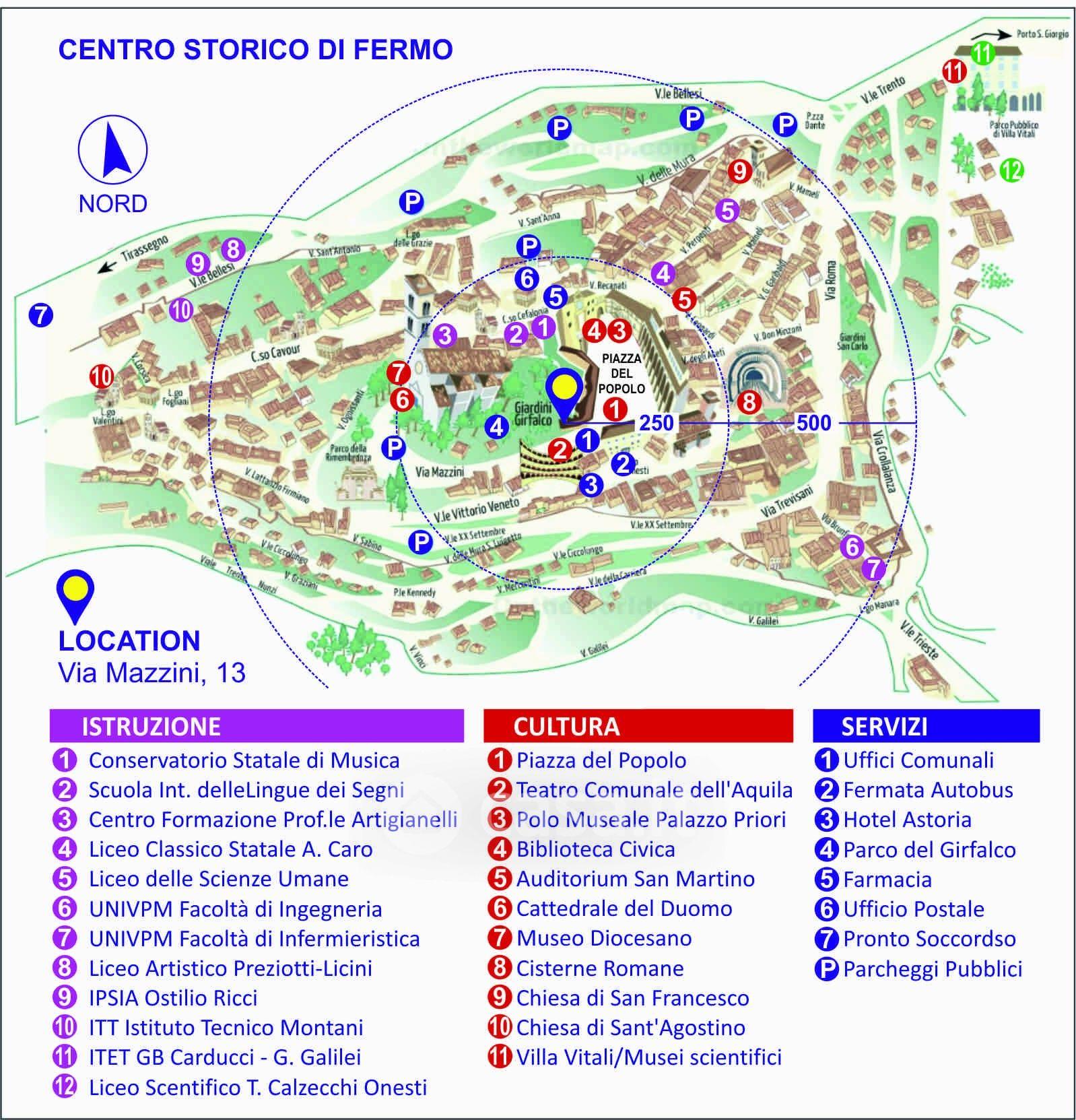 Stanza in Via Giuseppe Mazzini 13