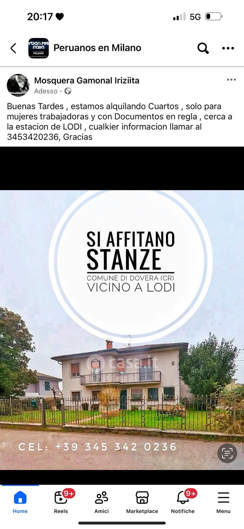 Stanza in Via Filippo Turati
