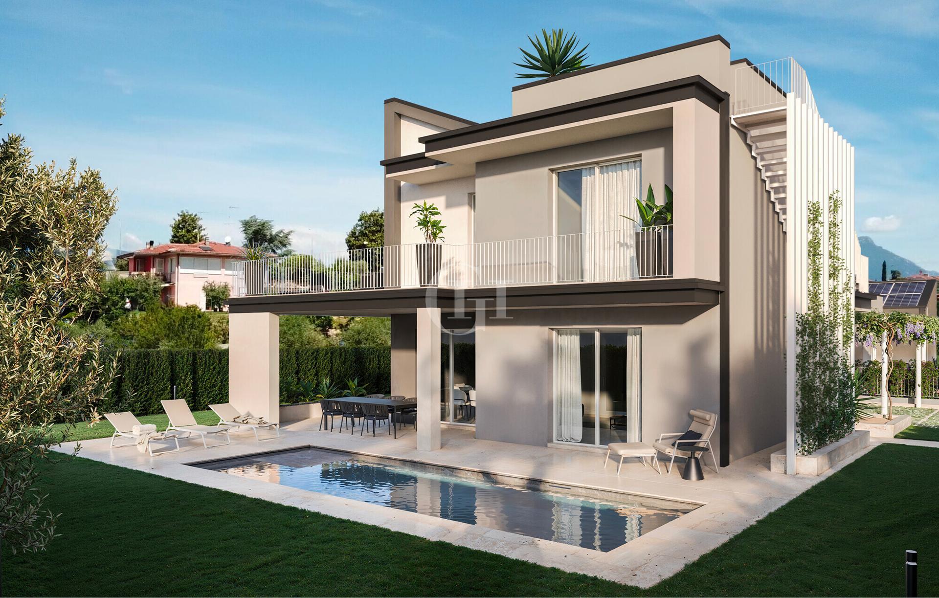 Villa unifamiliare in Via Pertini 20, Moniga del Garda
