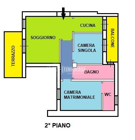 Trilocale in Piazza Manzoni 3, Porto San Giorgio — foto 4 di 5