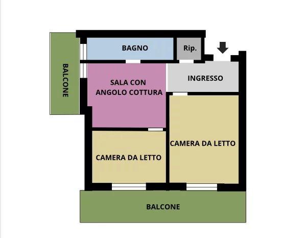 Trilocale in Passeggiata Cavallotti, Ventimiglia