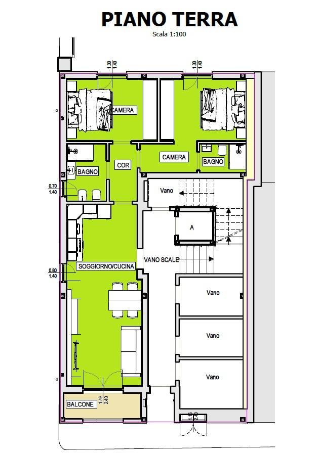 Appartamento in Via Sacconi 47, Porto San Giorgio — foto 5 di 5