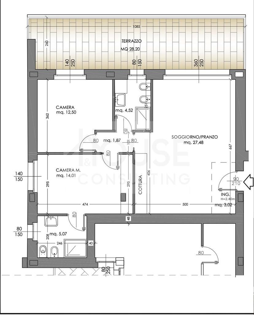 Trilocale in Via Andrea Doria 4, Villasanta — foto 4 di 5